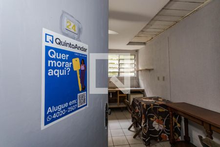 Studio para alugar com 20m², 1 quarto e 1 vagaPlaquinha - Fachada