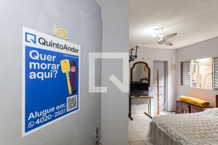 Plaquinha - Entrada de apartamento para alugar com 1 quarto, 30m² em Vila Martins, Mogi das Cruzes