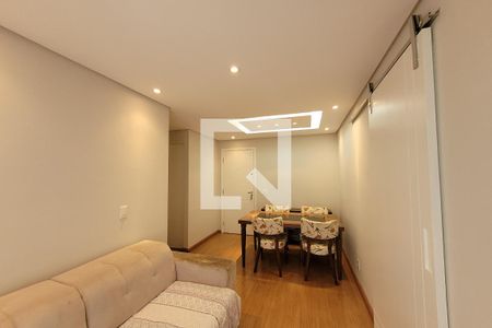 sala de estar/jantar de apartamento à venda com 2 quartos, 55m² em Vila Agua Funda, São Paulo