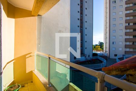 Varanda do quarto 1 de apartamento à venda com 3 quartos, 120m² em Vila Vilma, Santo André