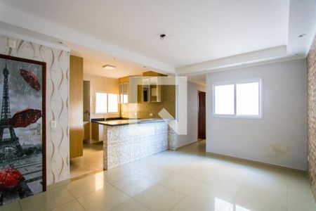 Sala de apartamento à venda com 3 quartos, 120m² em Vila Vilma, Santo André