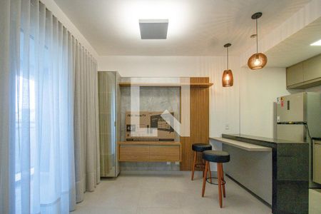 Sala de apartamento para alugar com 1 quarto, 33m² em Jardim Tarraf Ii, São José do Rio Preto 