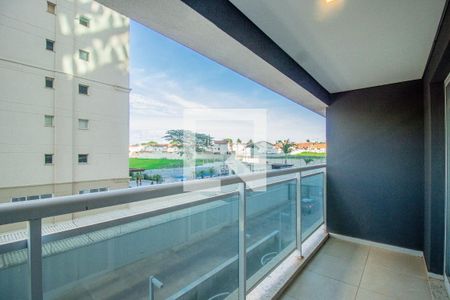 Varanda da Sala de apartamento para alugar com 1 quarto, 33m² em Jardim Tarraf Ii, São José do Rio Preto 