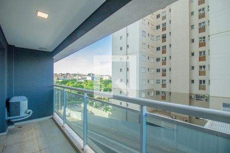Varanda da Sala de apartamento para alugar com 1 quarto, 33m² em Jardim Tarraf Ii, São José do Rio Preto 