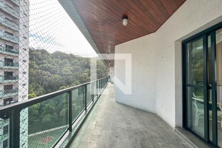 Varanda de apartamento para alugar com 5 quartos, 290m² em Barra Funda, Guarujá