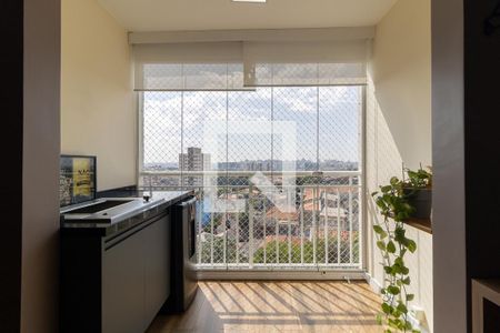 Varanda da Sala de apartamento para alugar com 2 quartos, 61m² em Parque Fongaro, São Paulo