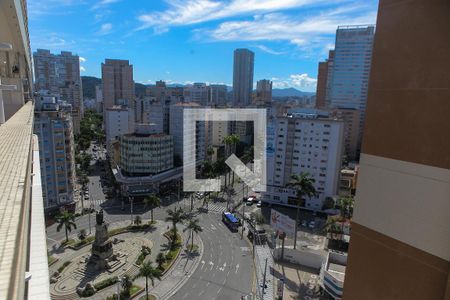 Vista de apartamento para alugar com 2 quartos, 110m² em Gonzaga, Santos