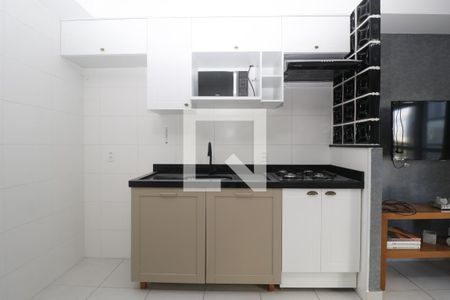 Apartamento para alugar com 38m², 1 quarto e sem vagaDetalhe da cozinha