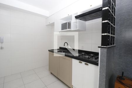 Apartamento para alugar com 38m², 1 quarto e sem vagaDetalhe da cozinha