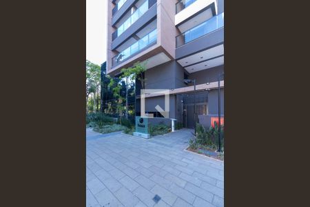 Studio para alugar com 27m², 1 quarto e sem vagaFachada e portaria