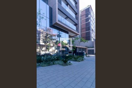 Studio para alugar com 27m², 1 quarto e sem vagaFachada e portaria