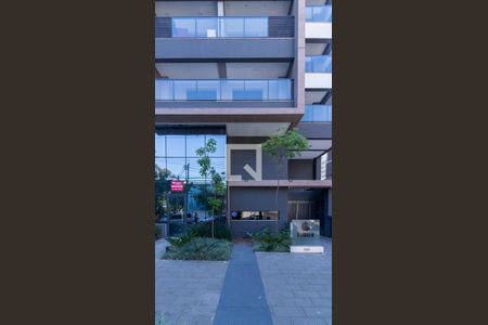 Studio para alugar com 27m², 1 quarto e sem vagaFachada e portaria