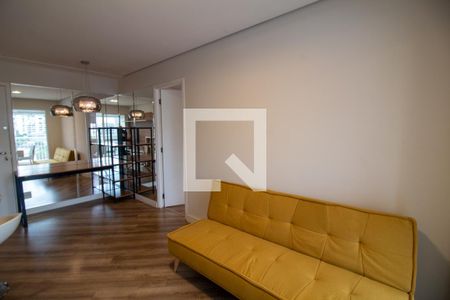 Sala de apartamento para alugar com 1 quarto, 50m² em Vila Cordeiro, São Paulo