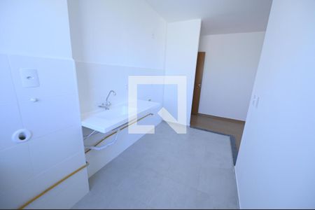 Cozinha de apartamento para alugar com 2 quartos, 44m² em Chácara São Pedro, Aparecida de Goiânia