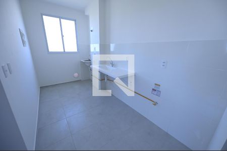 Cozinha de apartamento para alugar com 2 quartos, 44m² em Chácara São Pedro, Aparecida de Goiânia