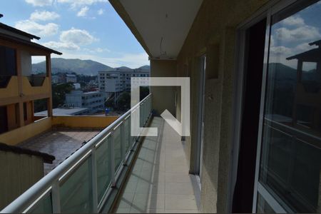 varanda de apartamento à venda com 2 quartos, 70m² em Taquara, Rio de Janeiro