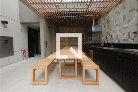 Studio para alugar com 26m², 1 quarto e sem vagaChurrasqueira