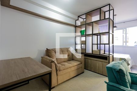 Studio - Sala de kitnet/studio para alugar com 1 quarto, 25m² em Santana, São Paulo