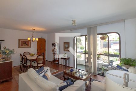 Sala de apartamento à venda com 3 quartos, 125m² em Indianópolis, São Paulo