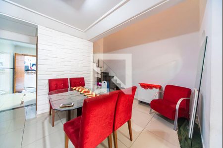 Sala de Jantar de casa à venda com 3 quartos, 118m² em Vila Guarará, Santo André