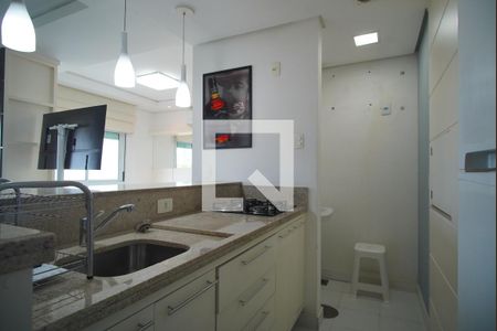 Cozinha de kitnet/studio para alugar com 1 quarto, 38m² em Três Figueiras, Porto Alegre