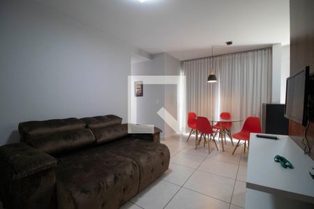 Sala de apartamento para alugar com 3 quartos, 72m² em Santa Genoveva, Goiânia