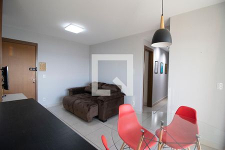 Sala de apartamento para alugar com 3 quartos, 72m² em Santa Genoveva, Goiânia