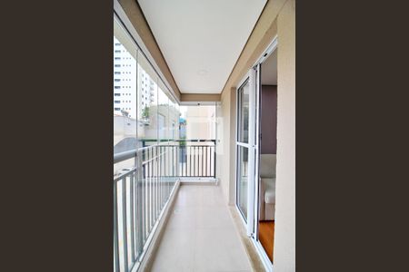 Varanda da Sala de apartamento para alugar com 2 quartos, 55m² em Jardim, Santo André