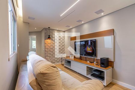 Sala de apartamento à venda com 2 quartos, 87m² em Vila Pires, Santo André