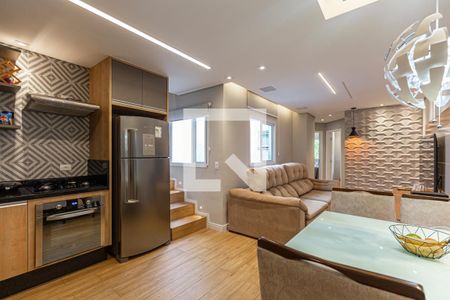 Sala de apartamento à venda com 2 quartos, 87m² em Vila Pires, Santo André