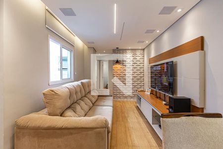 Sala de apartamento à venda com 2 quartos, 87m² em Vila Pires, Santo André