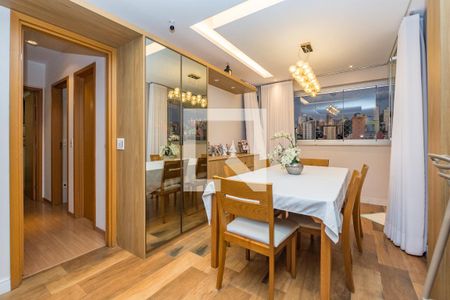 sala de jantar  de apartamento à venda com 3 quartos, 85m² em Nova Granada, Belo Horizonte