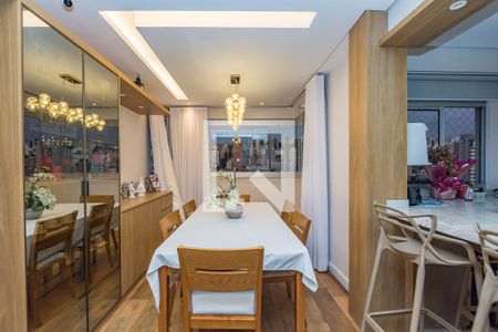 sala de jantar  de apartamento à venda com 3 quartos, 85m² em Nova Granada, Belo Horizonte