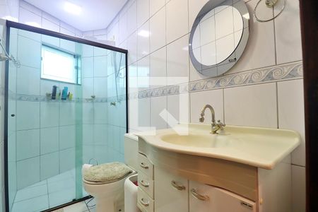 Banheiro do Quarto 1 - Suíte de casa à venda com 3 quartos, 160m² em Vila São Pedro, Santo André