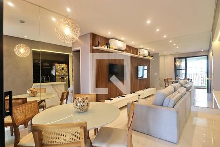 Sala de apartamento à venda com 2 quartos, 66m² em Jardim, Santo André