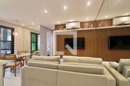 Sala de apartamento à venda com 2 quartos, 66m² em Jardim, Santo André