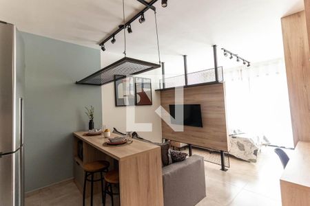 Studio - Sala de kitnet/studio à venda com 1 quarto, 36m² em Mirandópolis, São Paulo
