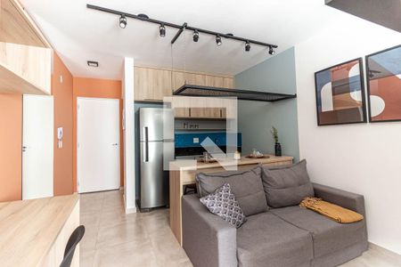 Studio - Sala de kitnet/studio à venda com 1 quarto, 36m² em Mirandópolis, São Paulo