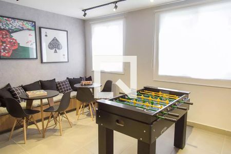 Apartamento para alugar com 33m², 2 quartos e sem vaga Apartamento para alugar com 33m², 2 quartos e sem vagaÁrea comum - Salão de jogos