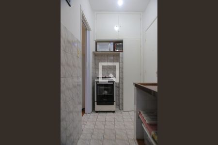 Cozinha de kitnet/studio para alugar com 1 quarto, 37m² em Aparecida, Santos