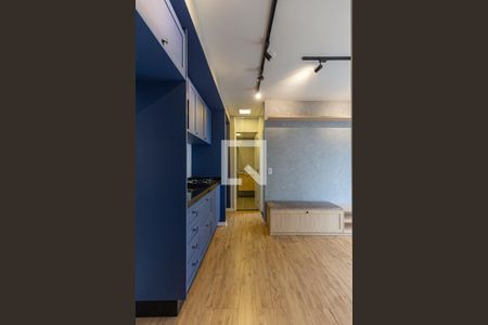Sala e Cozinha de apartamento para alugar com 2 quartos, 66m² em Vila Valparaíso, Santo André