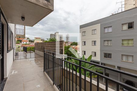 Varanda da Sala de apartamento para alugar com 2 quartos, 66m² em Vila Valparaíso, Santo André