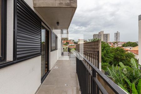 Varanda da Sala de apartamento para alugar com 2 quartos, 66m² em Vila Valparaíso, Santo André