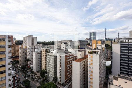 Varanda - Vista de apartamento para alugar com 1 quarto, 19m² em Pinheiros, São Paulo