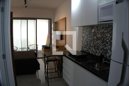 Cozinha de kitnet/studio para alugar com 1 quarto, 26m² em Vila Mariana, São Paulo