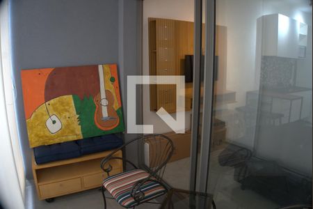 Studio para alugar com 26m², 1 quarto e sem vagaVaranda
