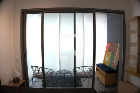 Studio para alugar com 26m², 1 quarto e sem vagaVaranda