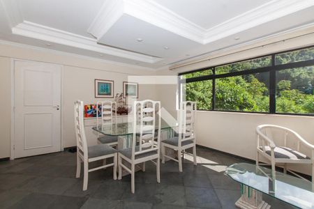 Sala de apartamento para alugar com 3 quartos, 130m² em Barra Funda, Guarujá