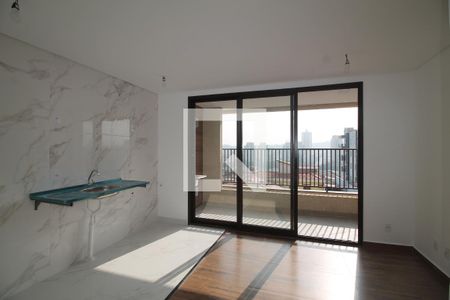 Sala/cozinha   de apartamento para alugar com 2 quartos, 44m² em Vila Nova Savoia, São Paulo