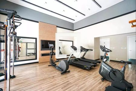 Studio para alugar com 24m², 1 quarto e sem vaga Studio para alugar com 24m², 1 quarto e sem vagaÁrea comum - Academia